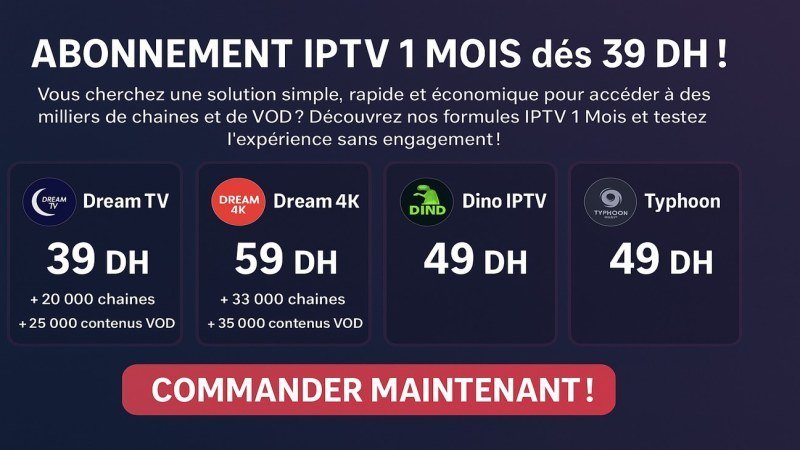 Abonnement IPTV Test 1 Mois : Guide Complet & Astuces
