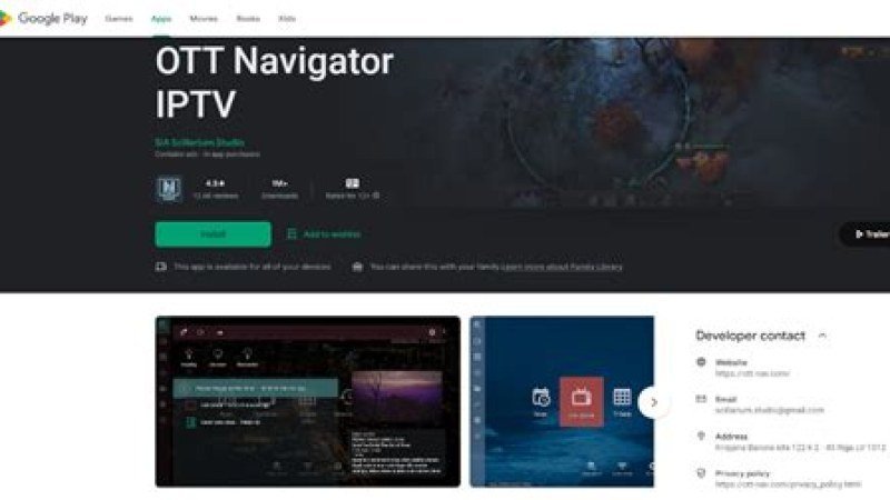 OTT Navigator pour le sport : Tutoriel + Test IPTV Gratuit